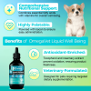 Omegavet Well Being Oil for Dogs and Cats Natural Omega Fatty Acids for Healthy Coat Skin and Joints